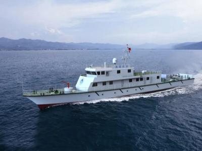 舟山漁政300噸郵政船采用藍海卓越網(wǎng)關(guān)設(shè)備為用戶提供上網(wǎng)服務(wù)